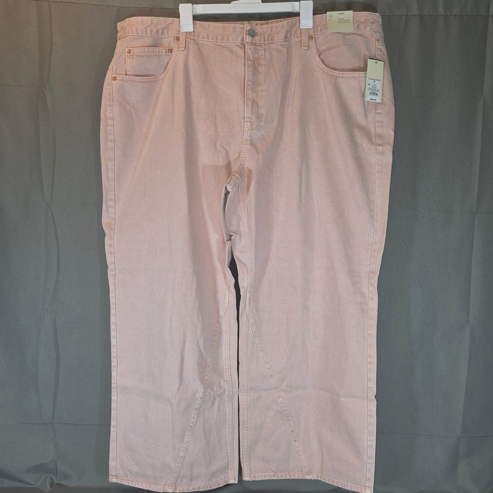Universal Thread Womens Pink Low Slung Loose Straight Leg Jeans 22 014 05 5909